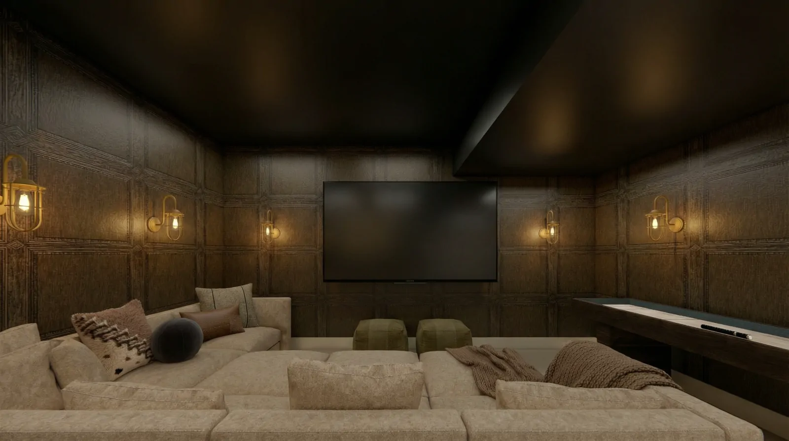 Traverse City lake house: 20 family room north