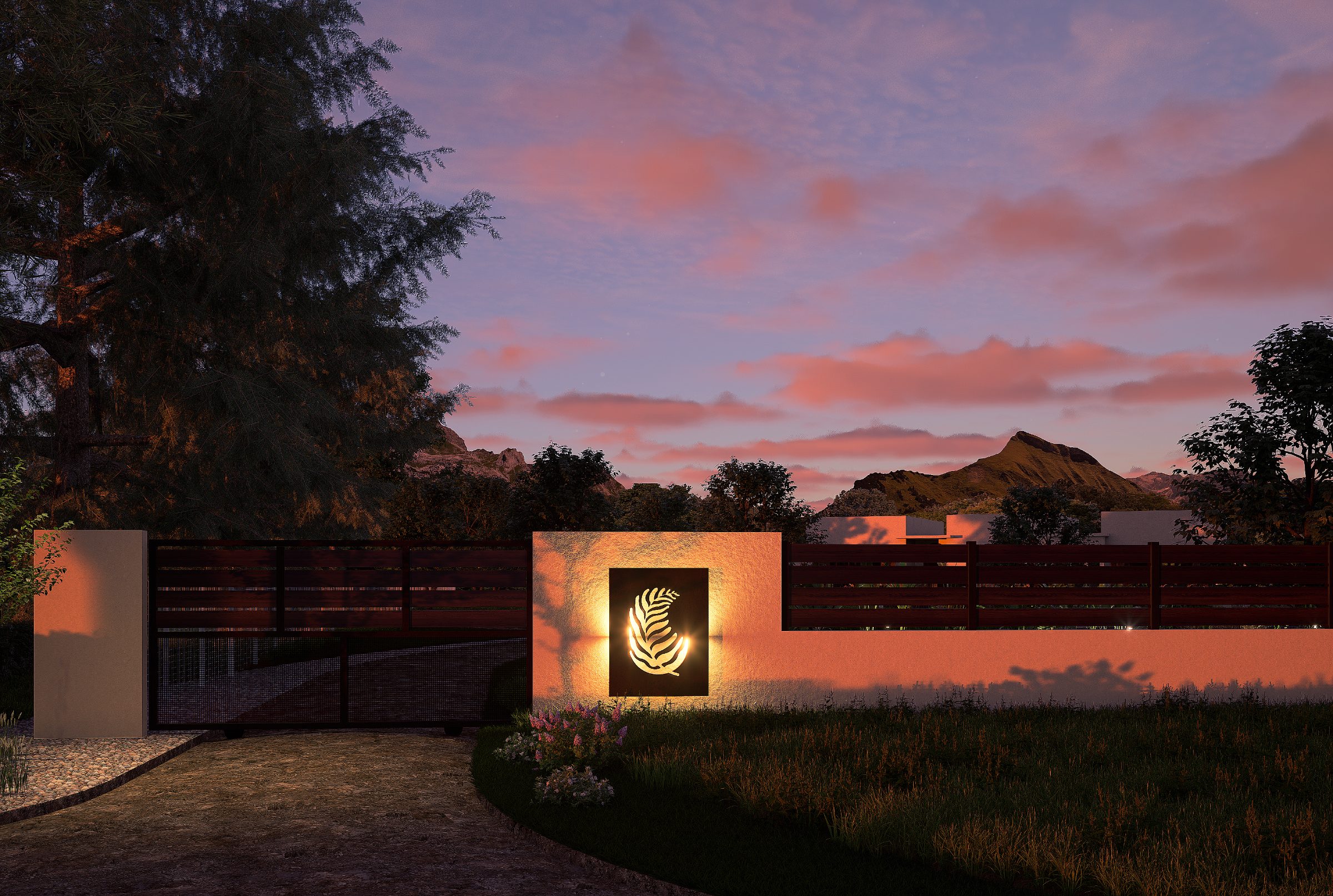 02 Gate Sunset