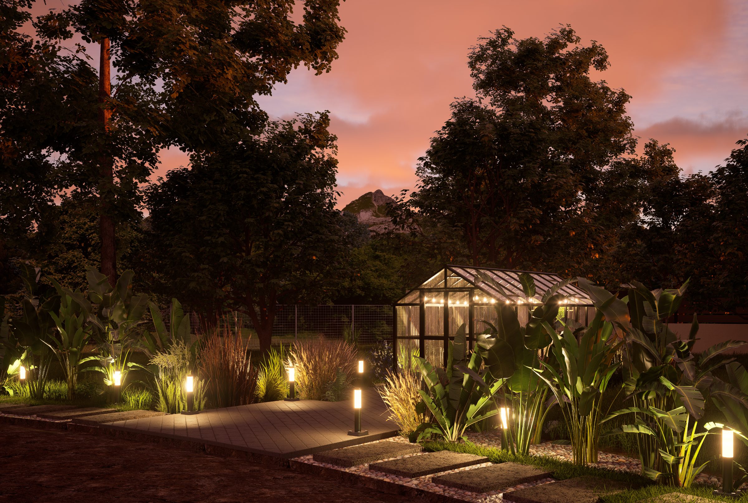 09 Greenhouse Sunset